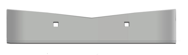 Peterbilt 579 2012-2021 Stainless Steel Bumper w/Tow Hook & Fog Light Holes - 18"
