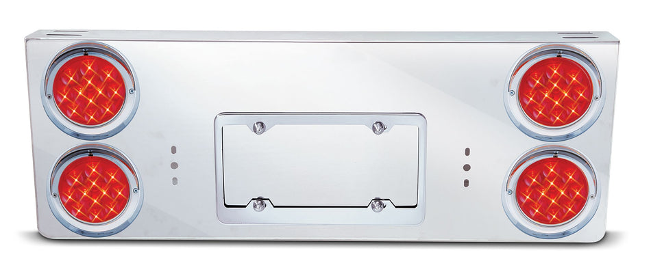 REAR CENTER PANEL W/ 4 – 4″ LIGHT HOLES