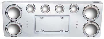 REAR CENTER PANEL W/ 4 – 4″ & 4 – 2″ LIGHT HOLES