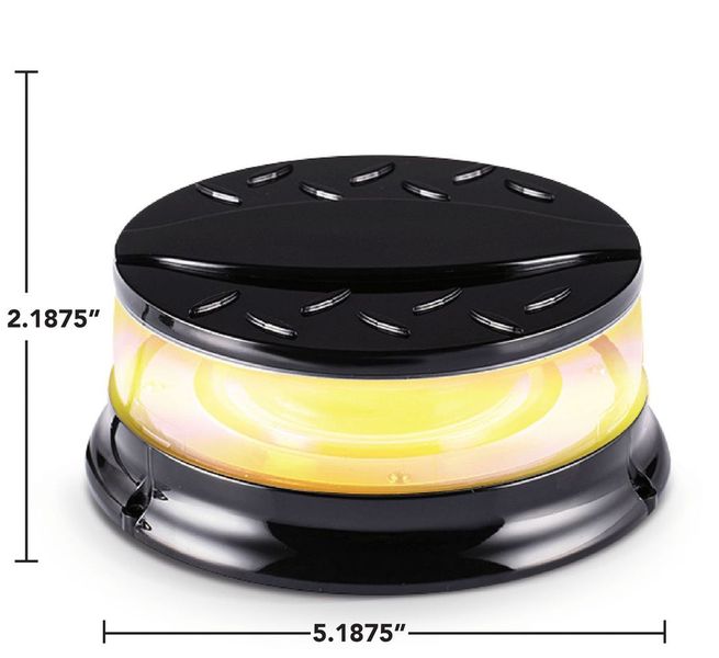 LOW PROFILE STROBE BEACON DUAL COLOR – AMBER & WHITE