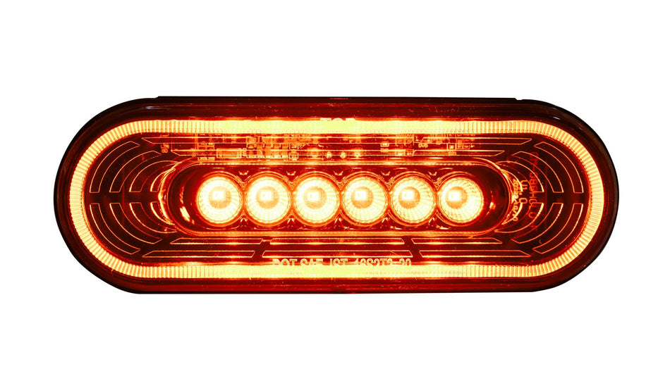 Oval Chasm Light w/22 Diodes - Amber