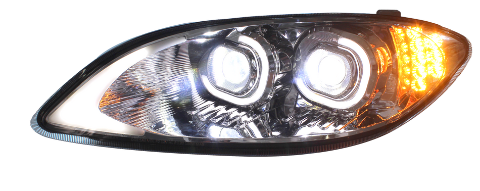 INTERNATIONAL PROSTAR LED HEADLIGHT CHROME (DRIVER)