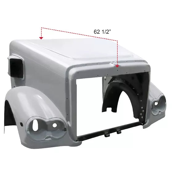 Freightliner Coronado 2002 To 2010 62 - 1/2 Inch Fiberglass Hood