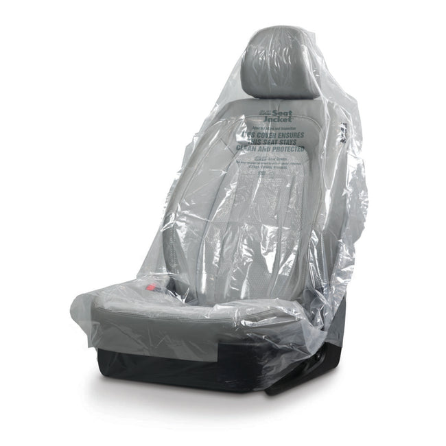 Slip N Grip Disposable Plastic Seat Covers - Roll 500