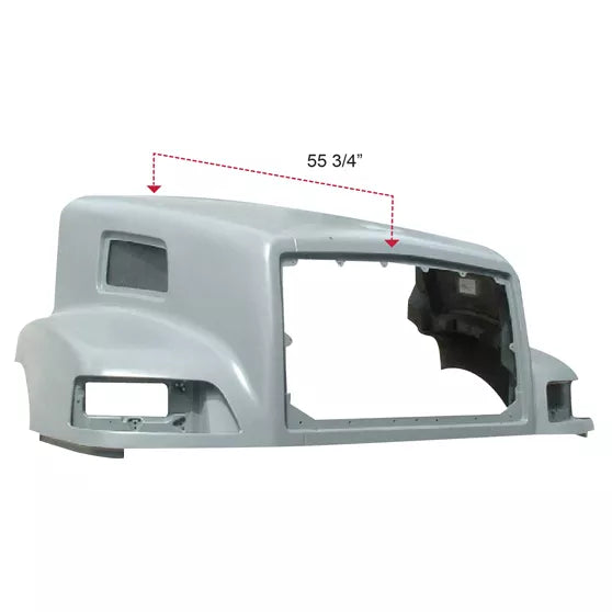 Volvo VNL 1998 To 2003 55 -3/4 Inch Fiberglass Hood