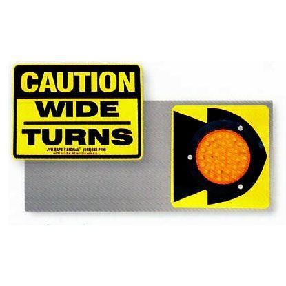 7-Diode, Galvanized, Right Turn, 4" Round LED